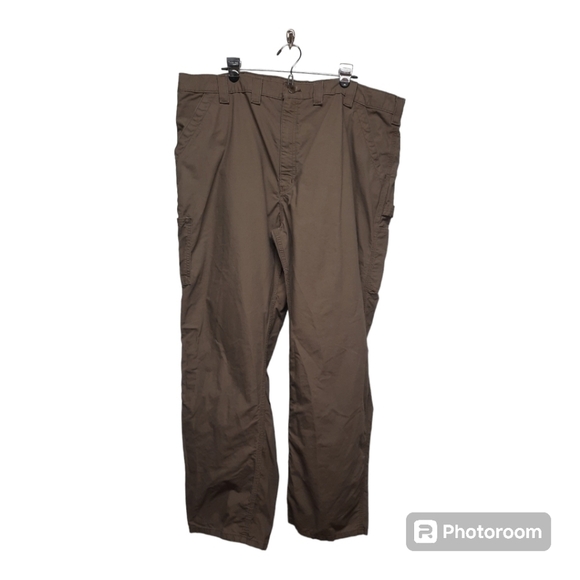 CARHARTT (44 x 32) Original Dungaree Fit Utility Work Pants Brown - Picture 1 of 7